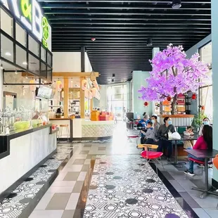 interior, sushi and sashimi