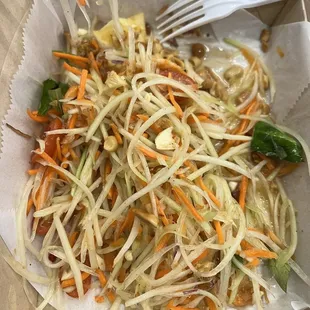 Mango Papaya Salad