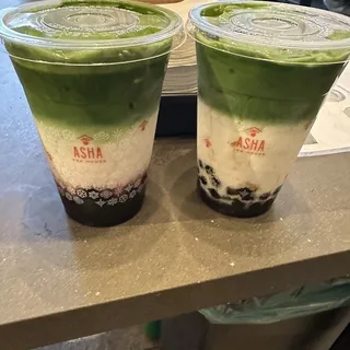 Lavender Matcha Latte