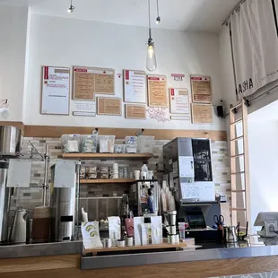 The ordering area with a live person! 8/28/23