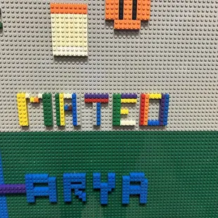 My son&apos;s name &quot;Mateo&quot; - he is under one and obviously couldn&apos;t have done it himself so I put it up there for him! It was so fun!