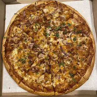 BBQ Chicken Pizza: My favorite!!