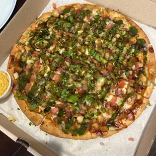 Samosa chaat pizza