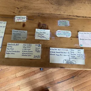 Updated menu during covid (May 25, 2021)