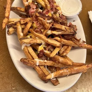 Loaded fresh cut fries