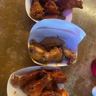 Three amazing sets of wings.