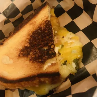 Jalapeño grilled cheese (probably the best grilled cheese on the planet)