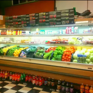 a variety of fruits and vegetables