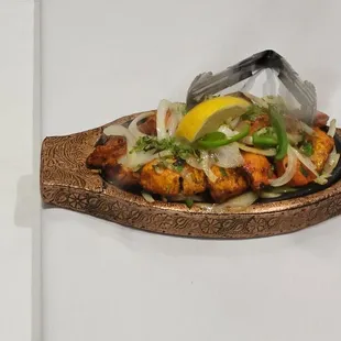 Chicken Tikka Sizzler Platter