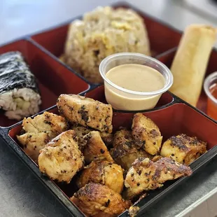 Grilled chicken Bento box