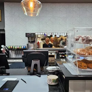 Looking into kitchen