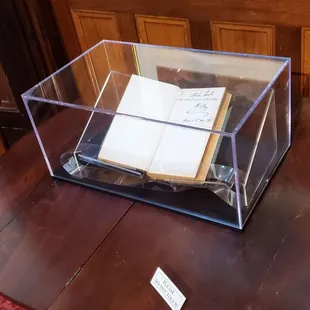 Book signed by Clay and given to Lincoln at Ashland