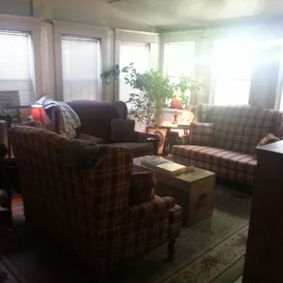 The back sitting room