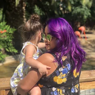 Purple hair