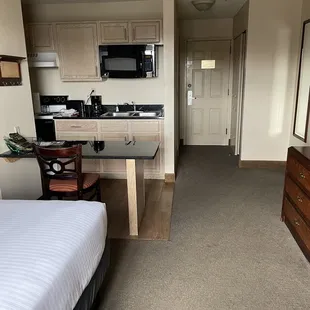 Inside the king sized room