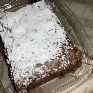 Double chocolate brownie
