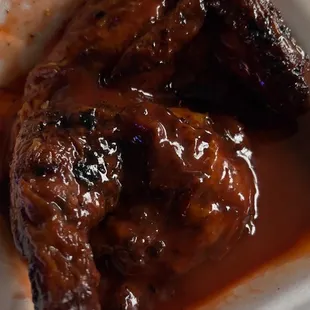 Barbecue chicken dinner