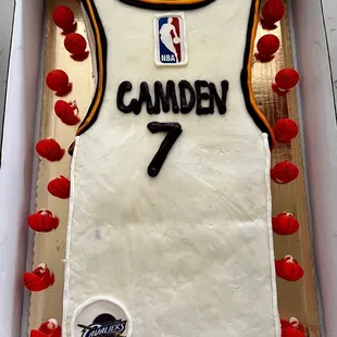 Cleveland Cavaliers cake.