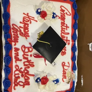 UD baby graduation cake!
