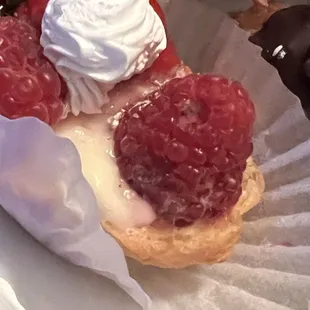 Moldy raspberries...