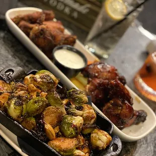 Chef's Favorite Roasted Brussel Sprouts Plate