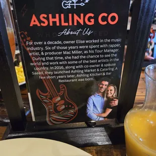 The general information page