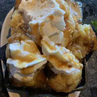 White Chocolate Banana Bread Pudding