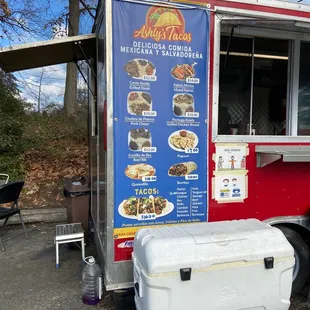 The menu