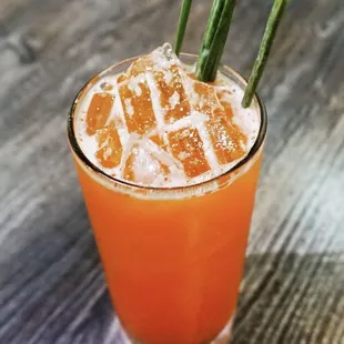 Dehli Sunset, a refreshing cocktail you can't go wrong with!