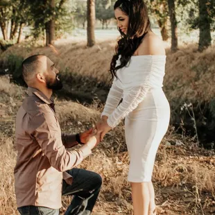 Family pictures became engagement pictures.