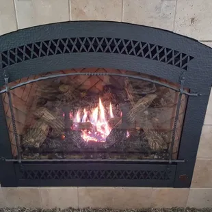 Built In Gas Fireplace