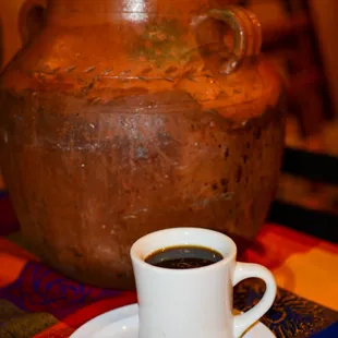 Nuestro Unico y Exquisito Cafe de olla. Sabor Unico de casa!