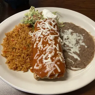 Chimichanga (shredded beef)