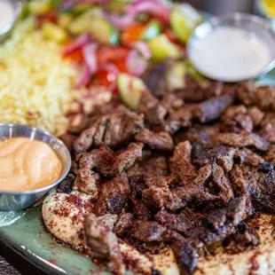 Beef Shawarma Plate ($21)