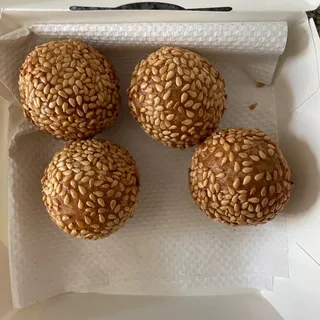 Deep Fried Sesame Ball with Red Bean Paste