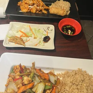 Sesame Seed Chicken &amp; Kung Pao Chicken
