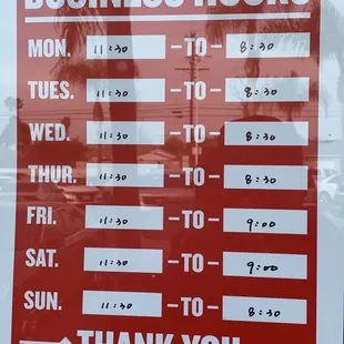 Hours as as of 2022/01/31