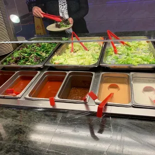 Salad bar as of: 2021/10/27