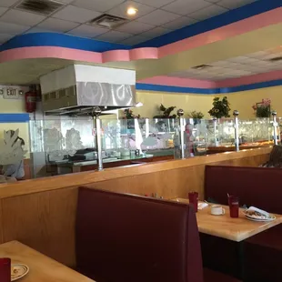 the interior of a restaurant