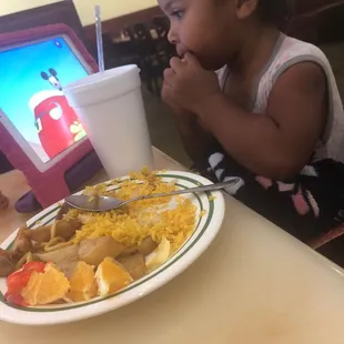 Keeping her occupied