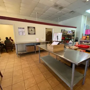 Microphone stand where they call out your order number