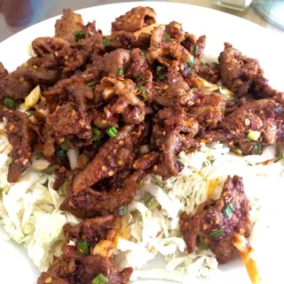 91. Beef with Cumin Sauce /