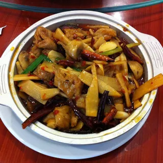 Chinese Dry Wok Pork Intestine