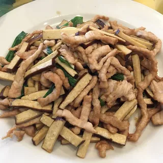 111. Pork with Dry Bean Curd /