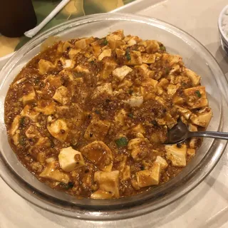 144. Mapo Tofu with Ground Pork /