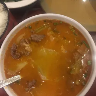16. Spicy Beef Soup /