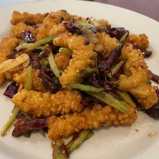 26. Szechuan Style Squid /