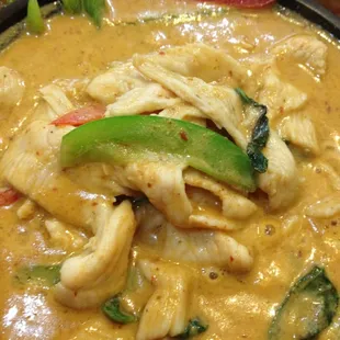 Panama curry chicken