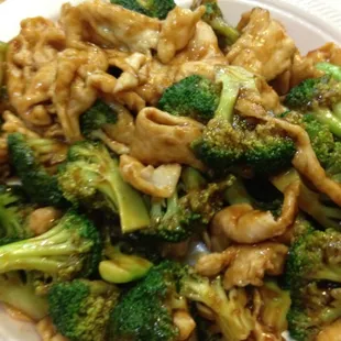 Chicken and broccoli