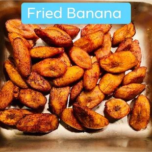 fried bananas in a pan